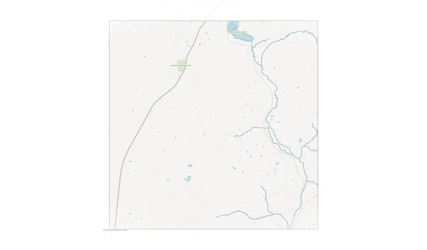 Chittering urban fabric map