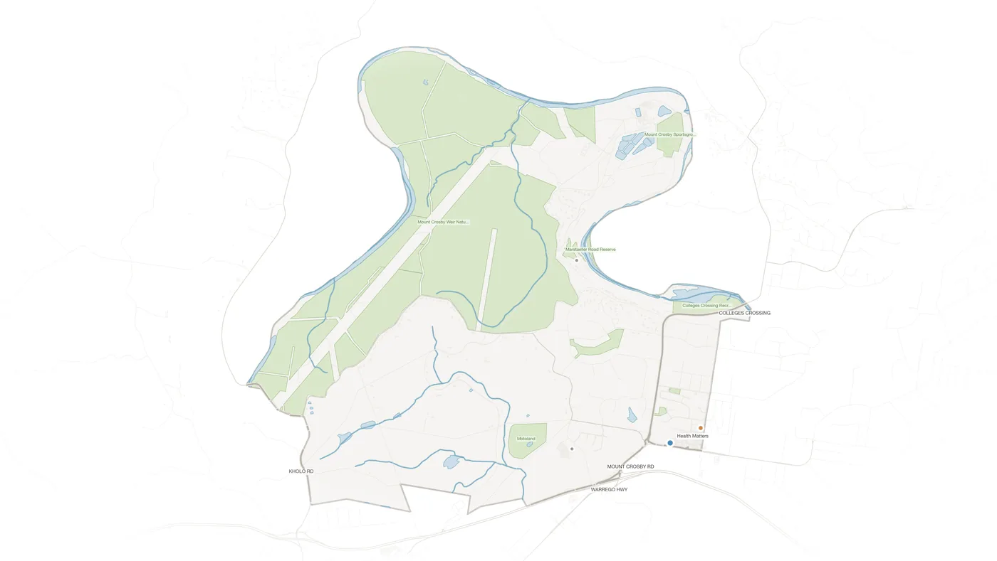 Chuwar urban fabric map