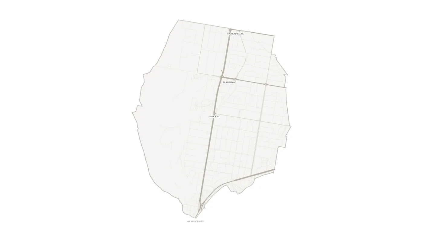 Clontarf urban fabric map