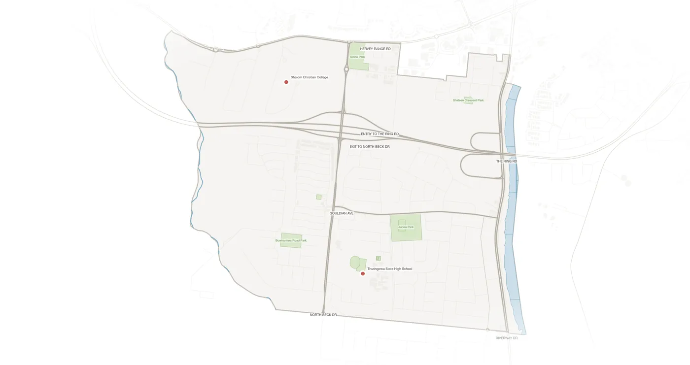 Condon urban fabric map