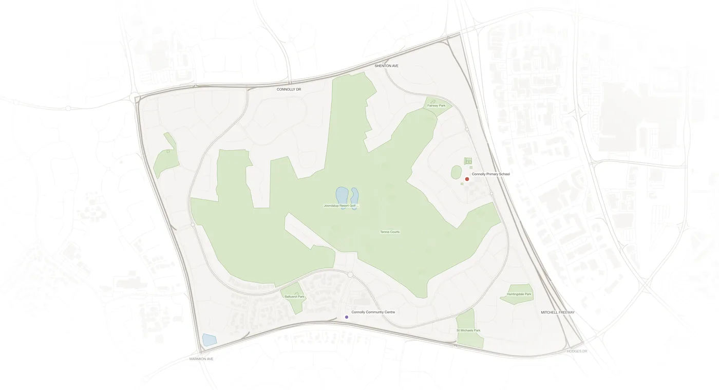 Connolly urban fabric map