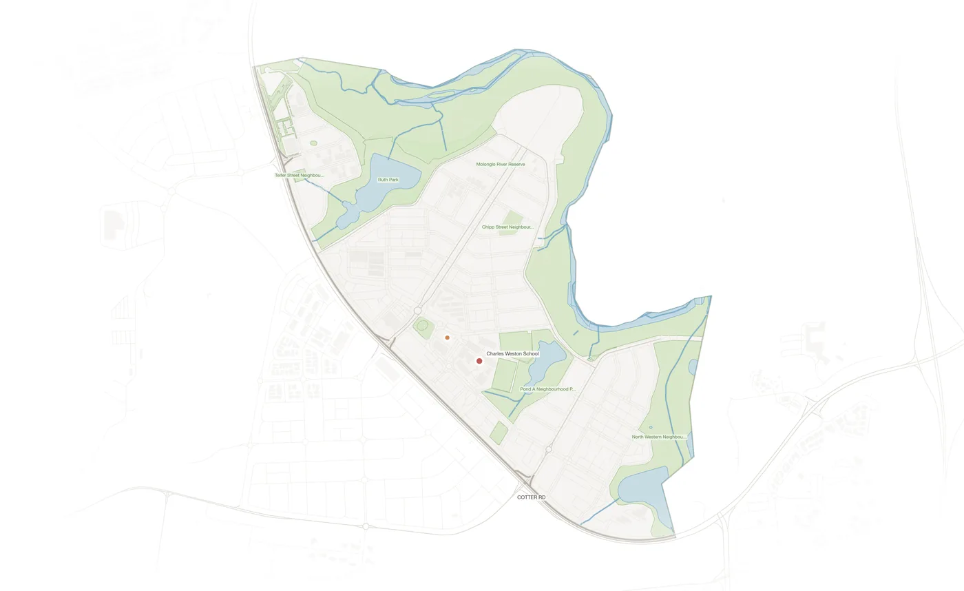 Coombs urban fabric map