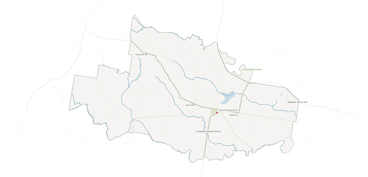 Coominya urban fabric map