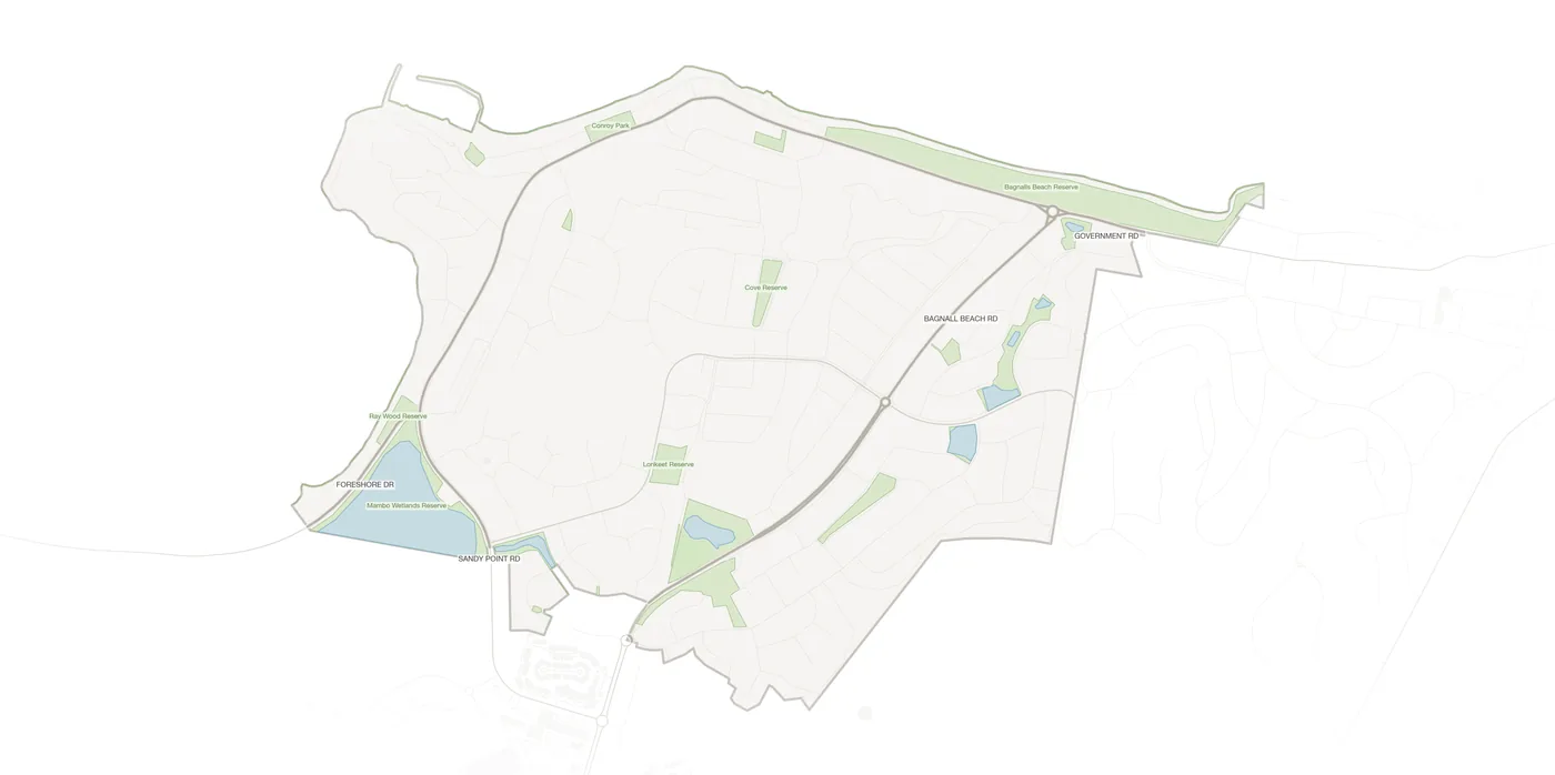 Corlette urban fabric map