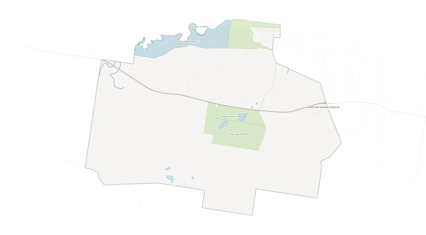 Craignish urban fabric map