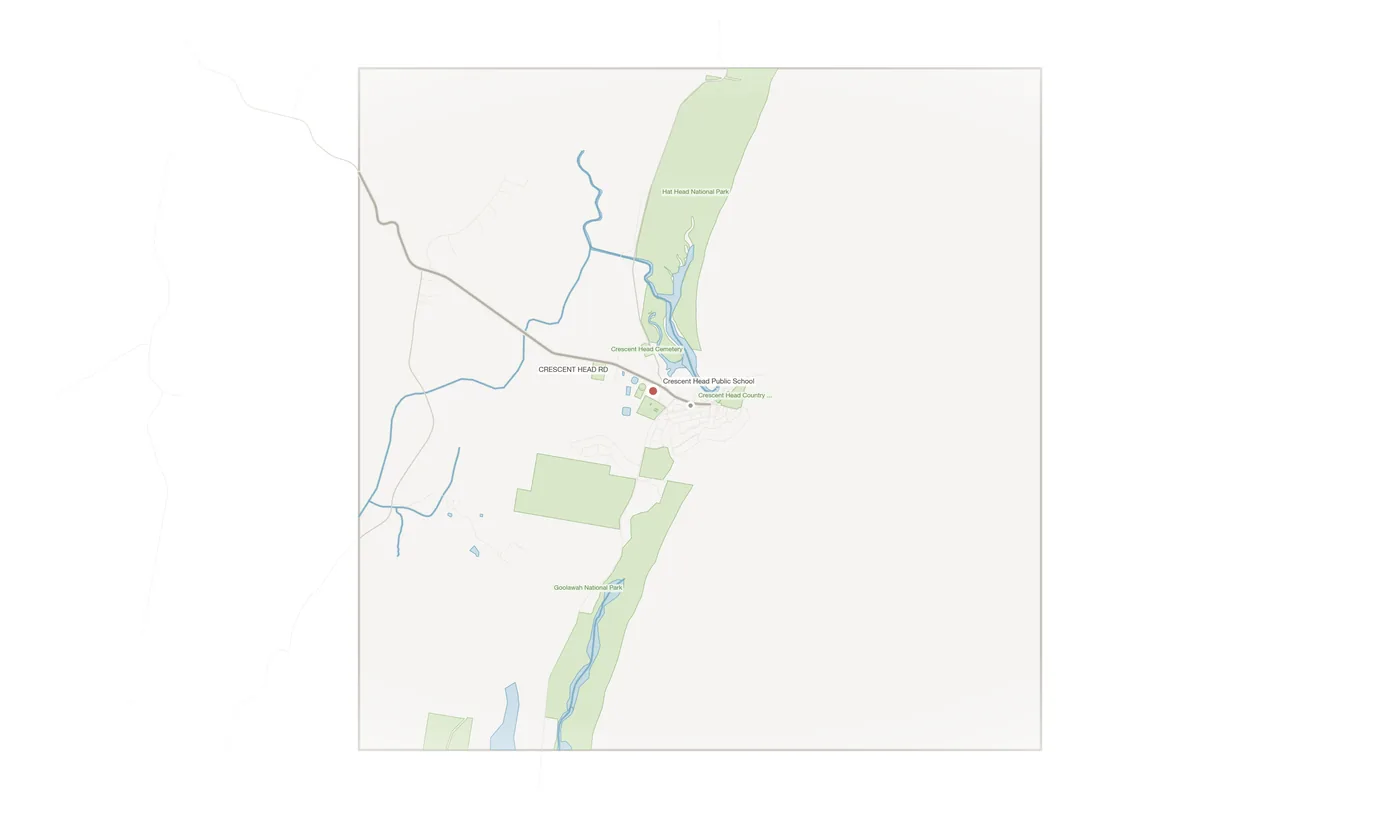 Crescent Head urban fabric map