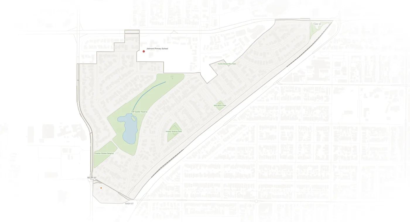Daglish urban fabric map