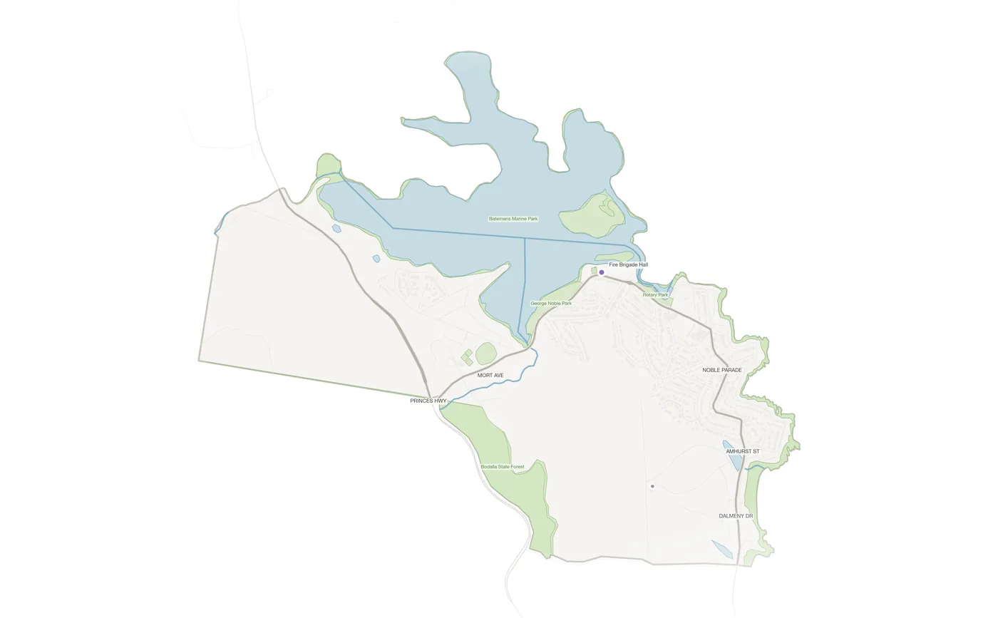 Dalmeny urban fabric map