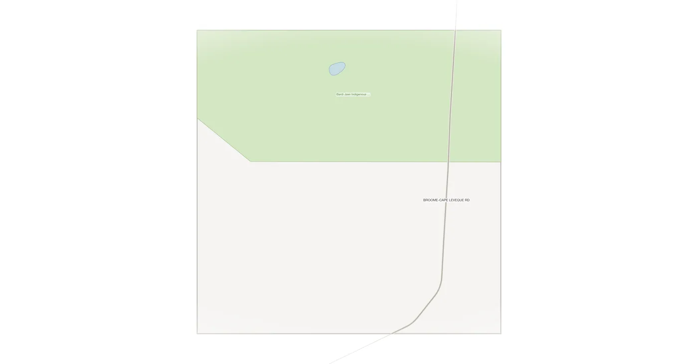 Dampier Peninsula urban fabric map