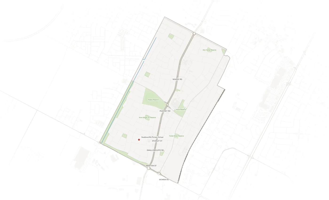 Davoren Park urban fabric map