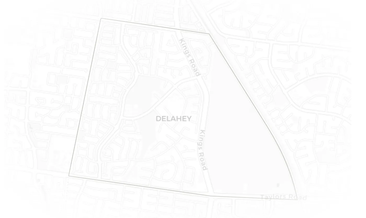 Delahey urban fabric map