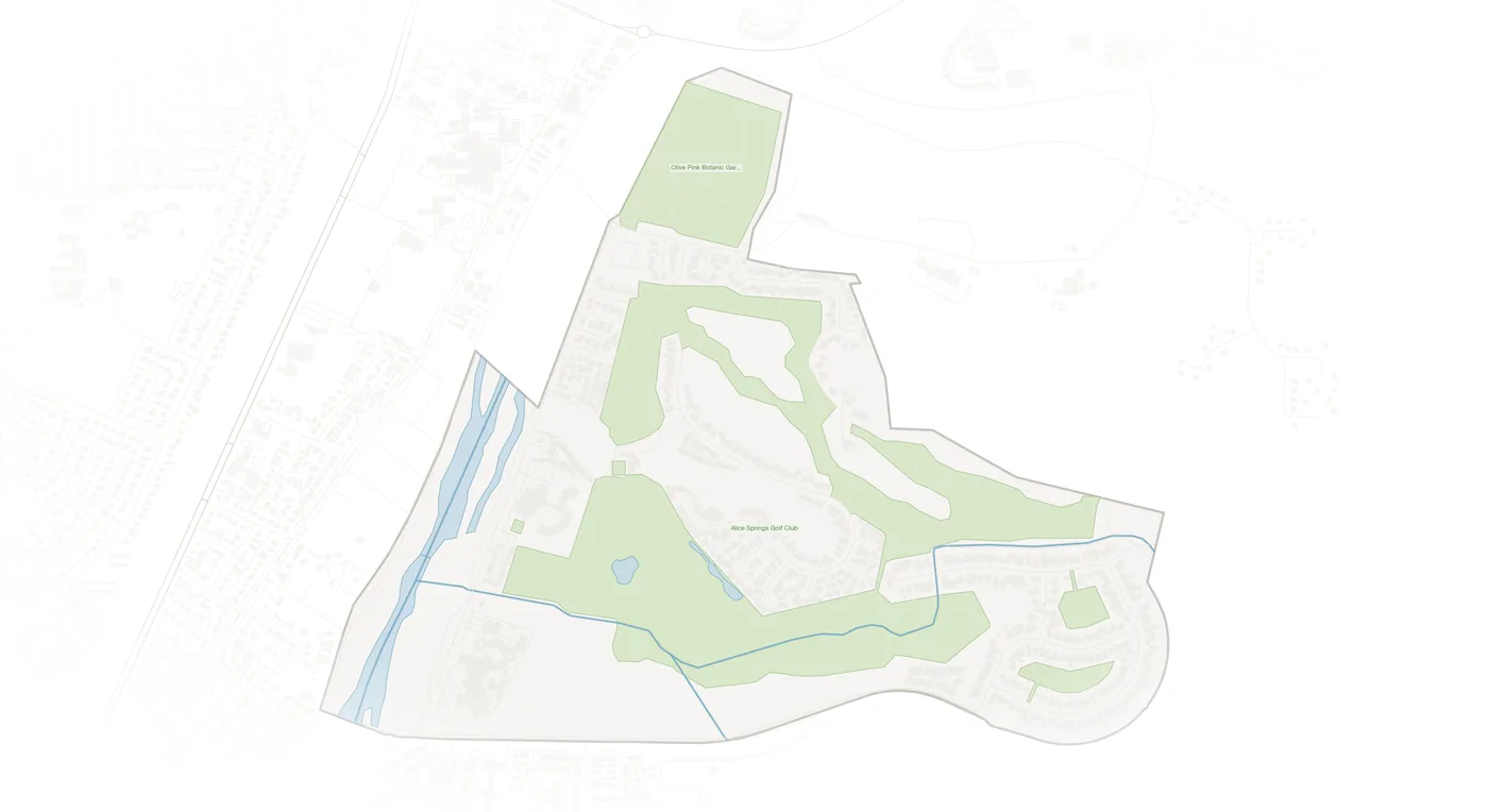Desert Springs urban fabric map