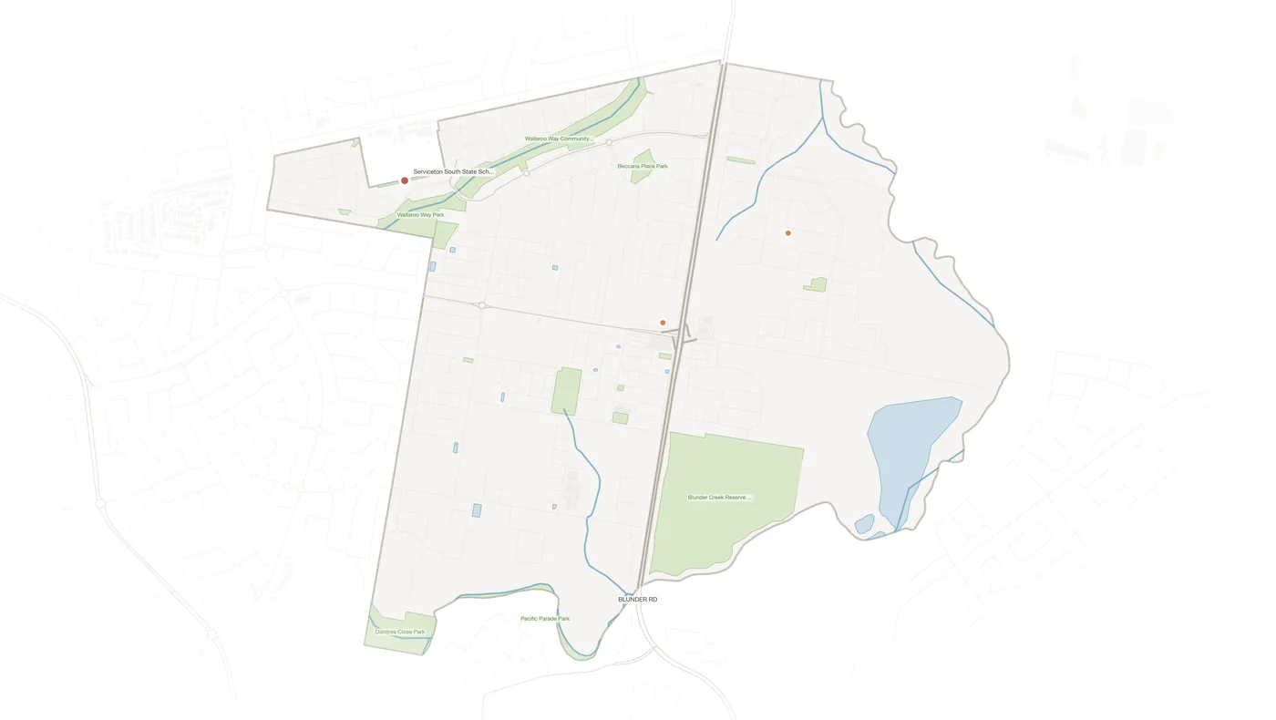 Doolandella urban fabric map