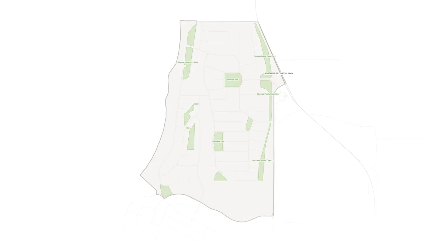 Drummond Cove urban fabric map