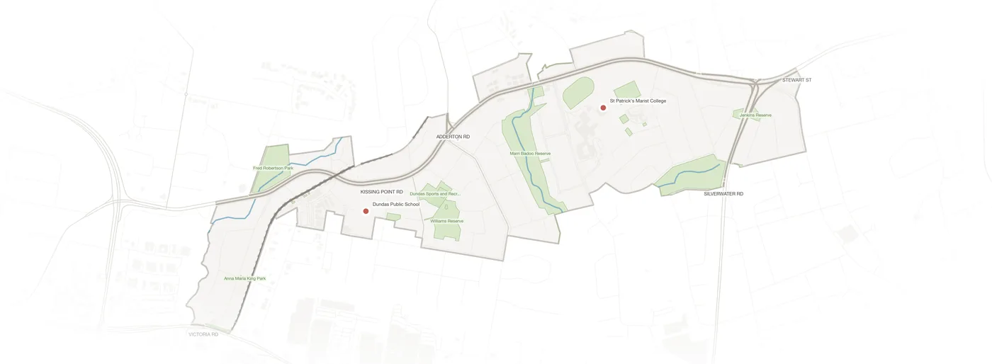 Dundas urban fabric map