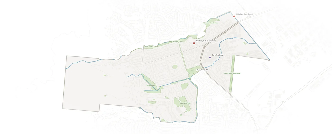 Earlville urban fabric map