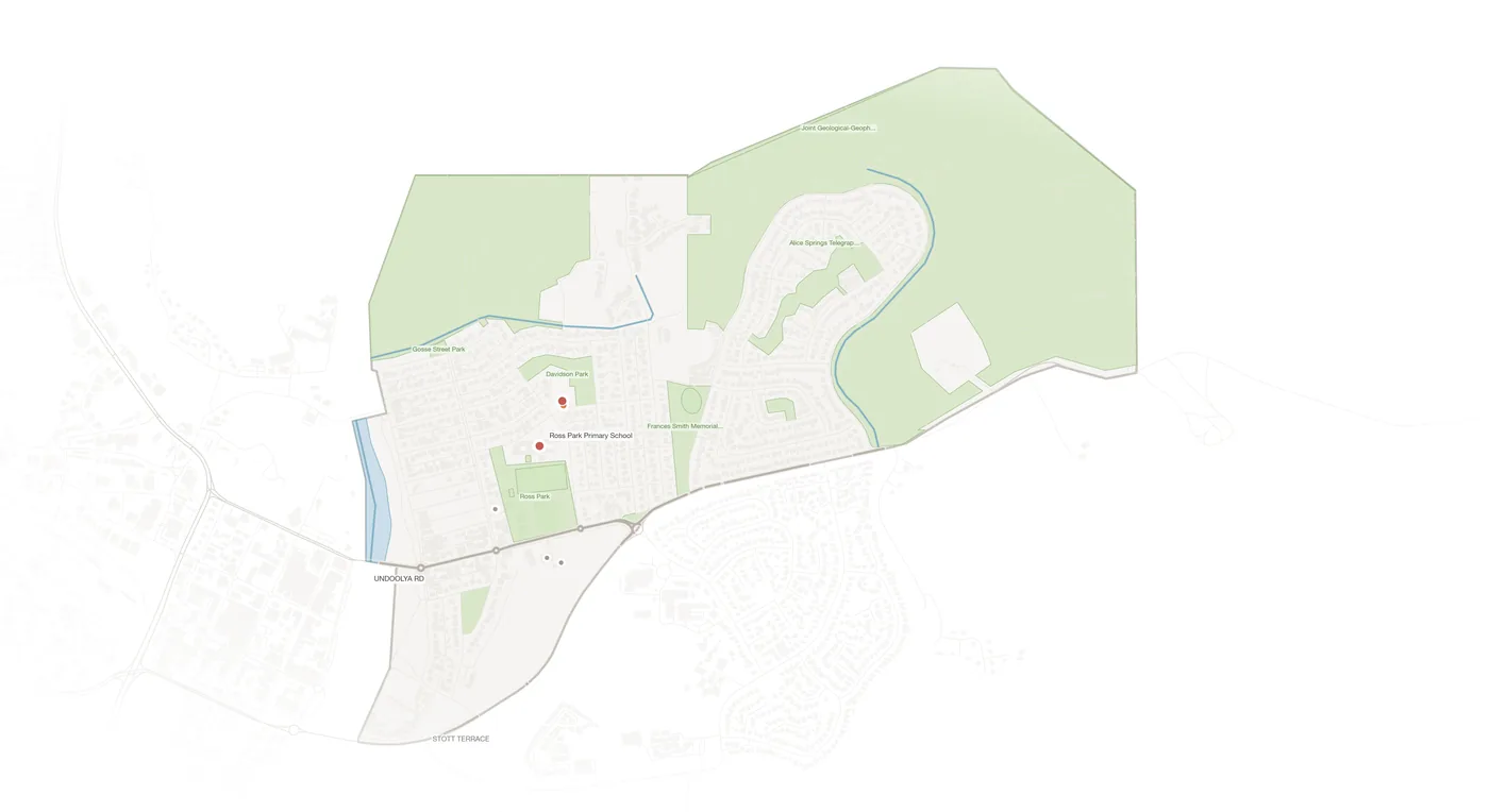 East Side urban fabric map