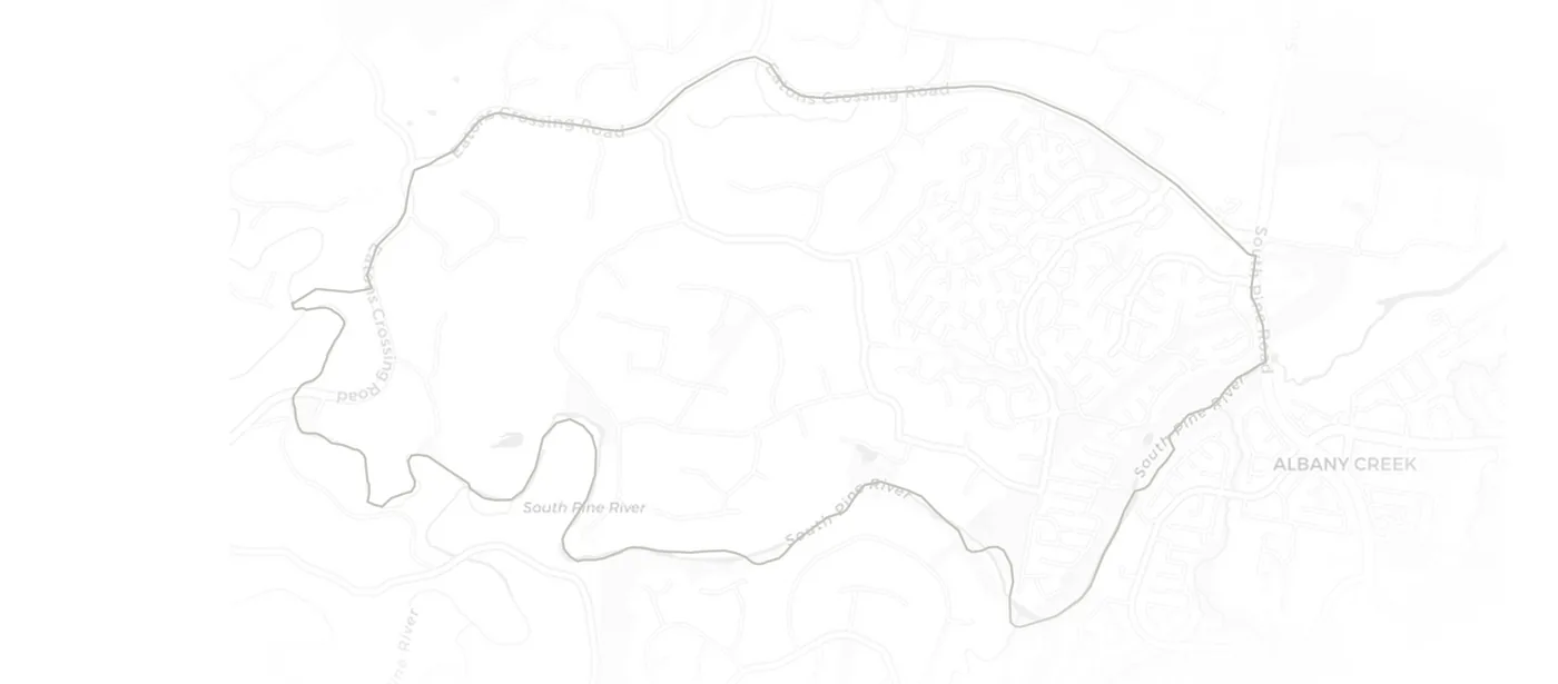 Eatons Hill urban fabric map