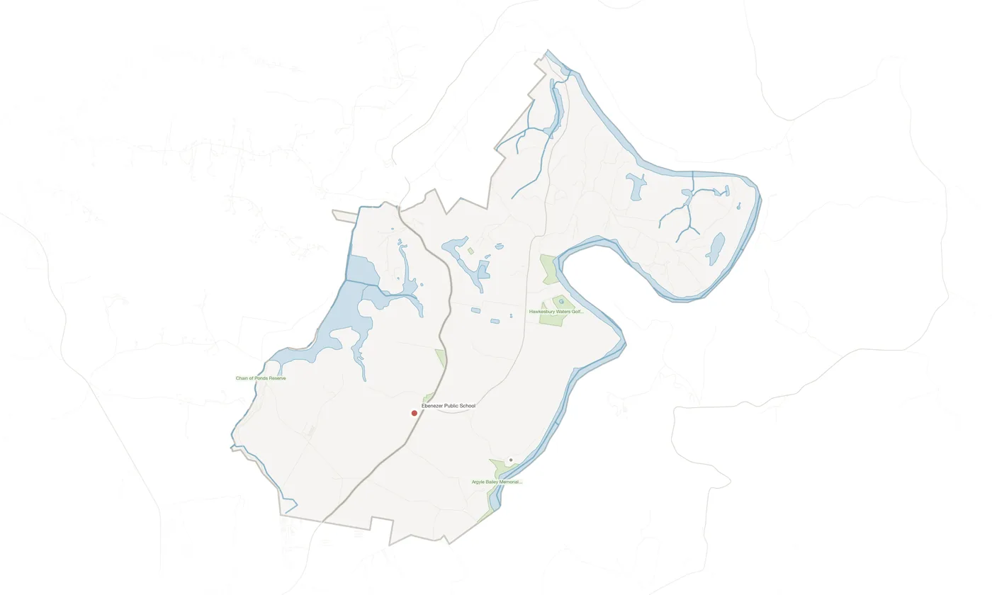 Ebenezer urban fabric map