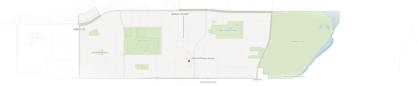 Eden Hill urban fabric map