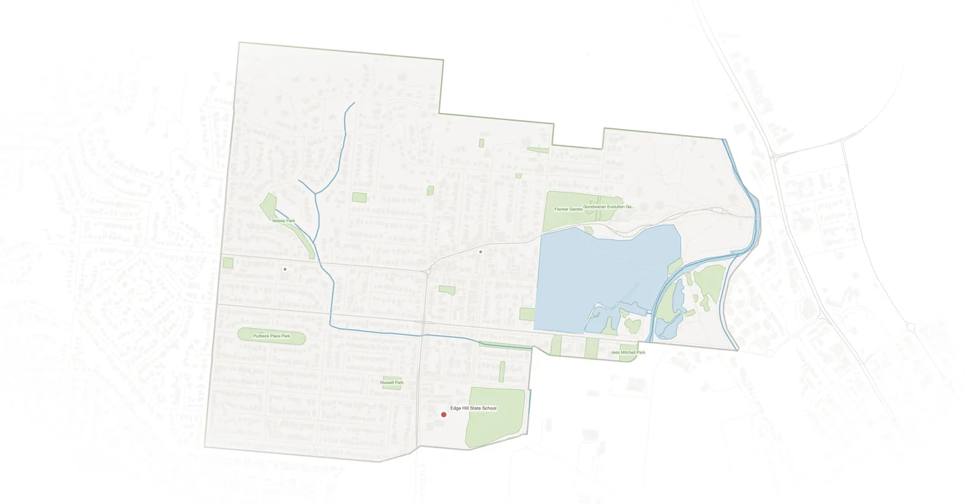 Edge Hill urban fabric map