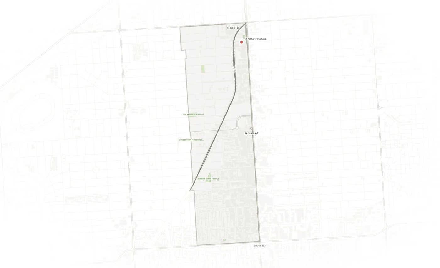 Edwardstown urban fabric map