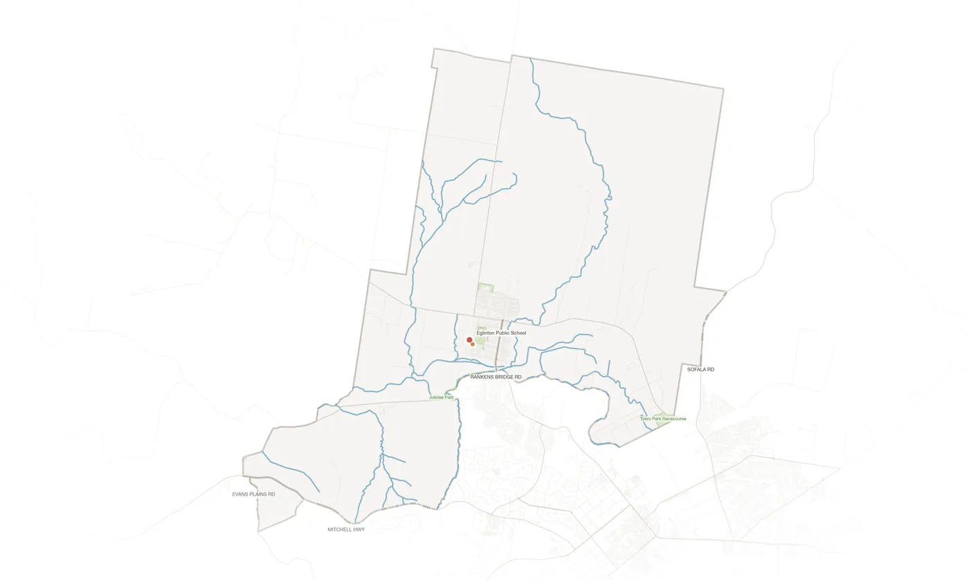 Eglinton urban fabric map