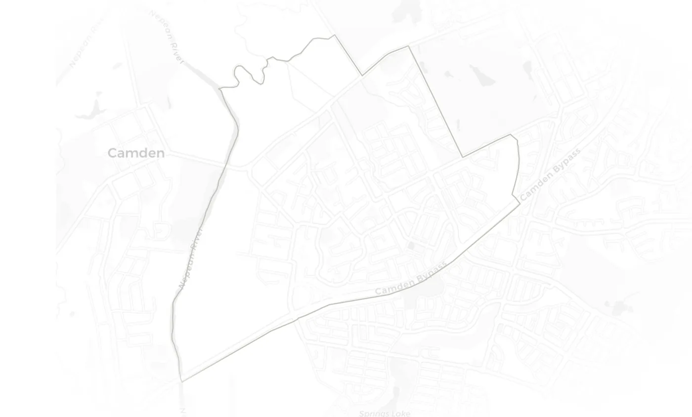 Elderslie urban fabric map