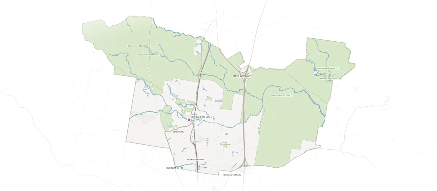 Elimbah urban fabric map