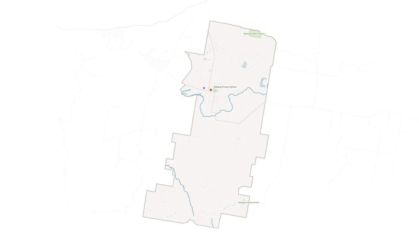Ellalong urban fabric map