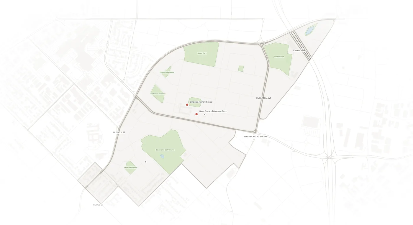 Embleton urban fabric map
