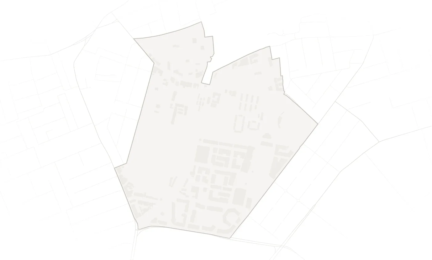 Erskineville urban fabric map