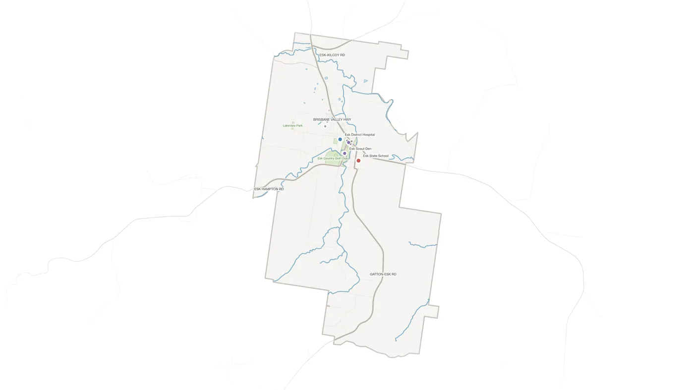 Esk urban fabric map