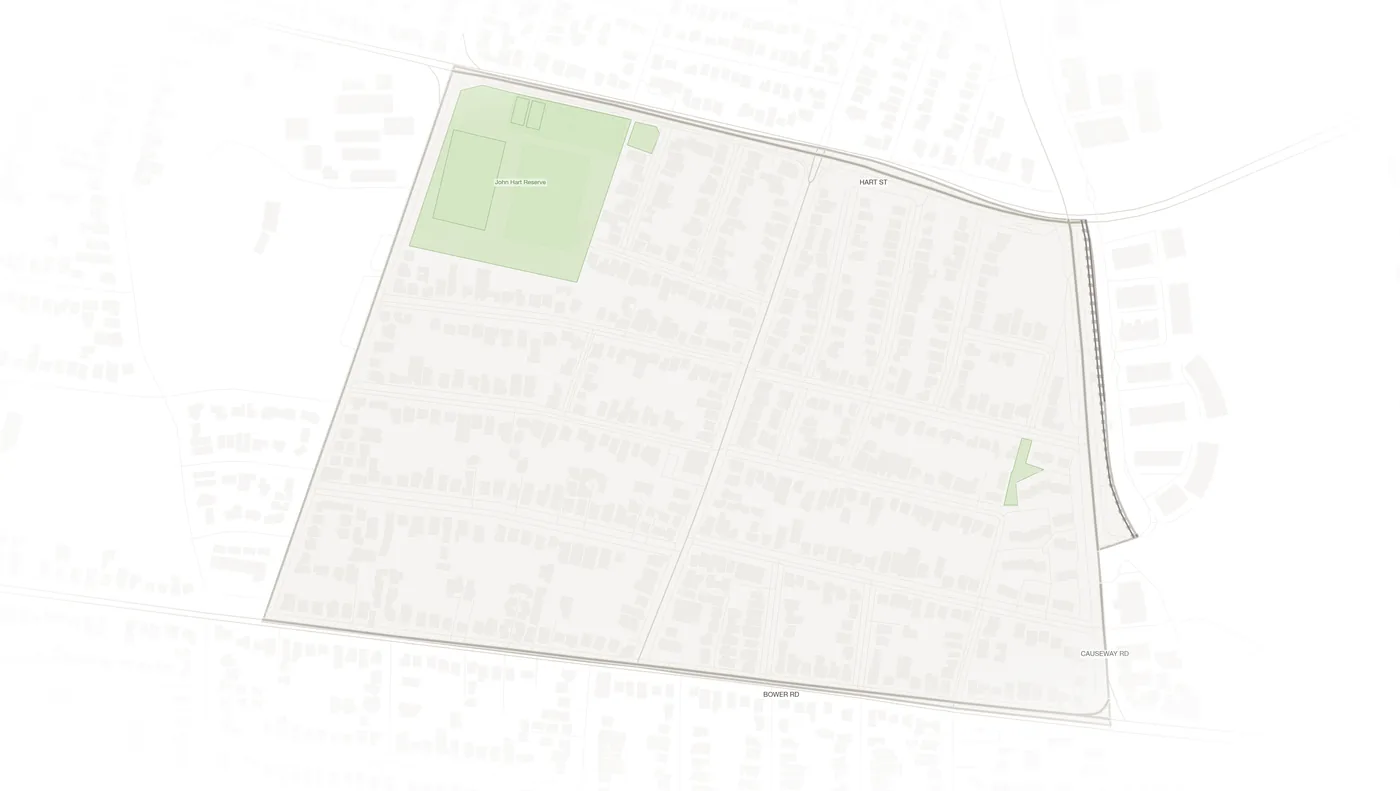 Ethelton urban fabric map
