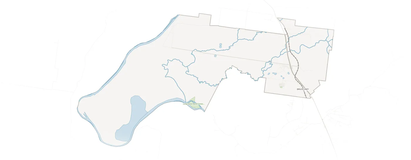 Etna Creek urban fabric map