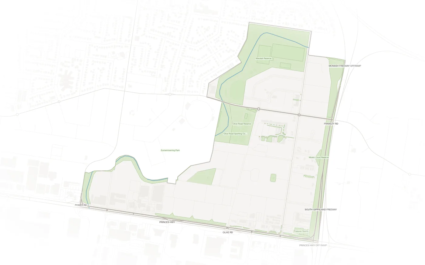 Eumemmerring urban fabric map