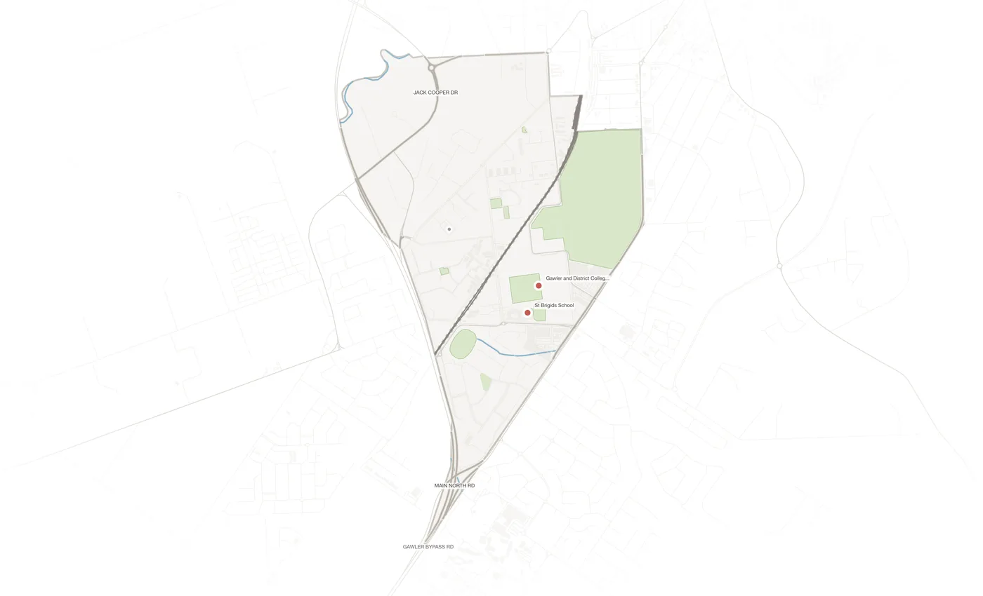 Evanston urban fabric map