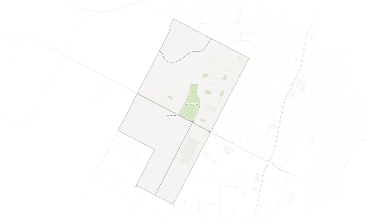 Eyre urban fabric map