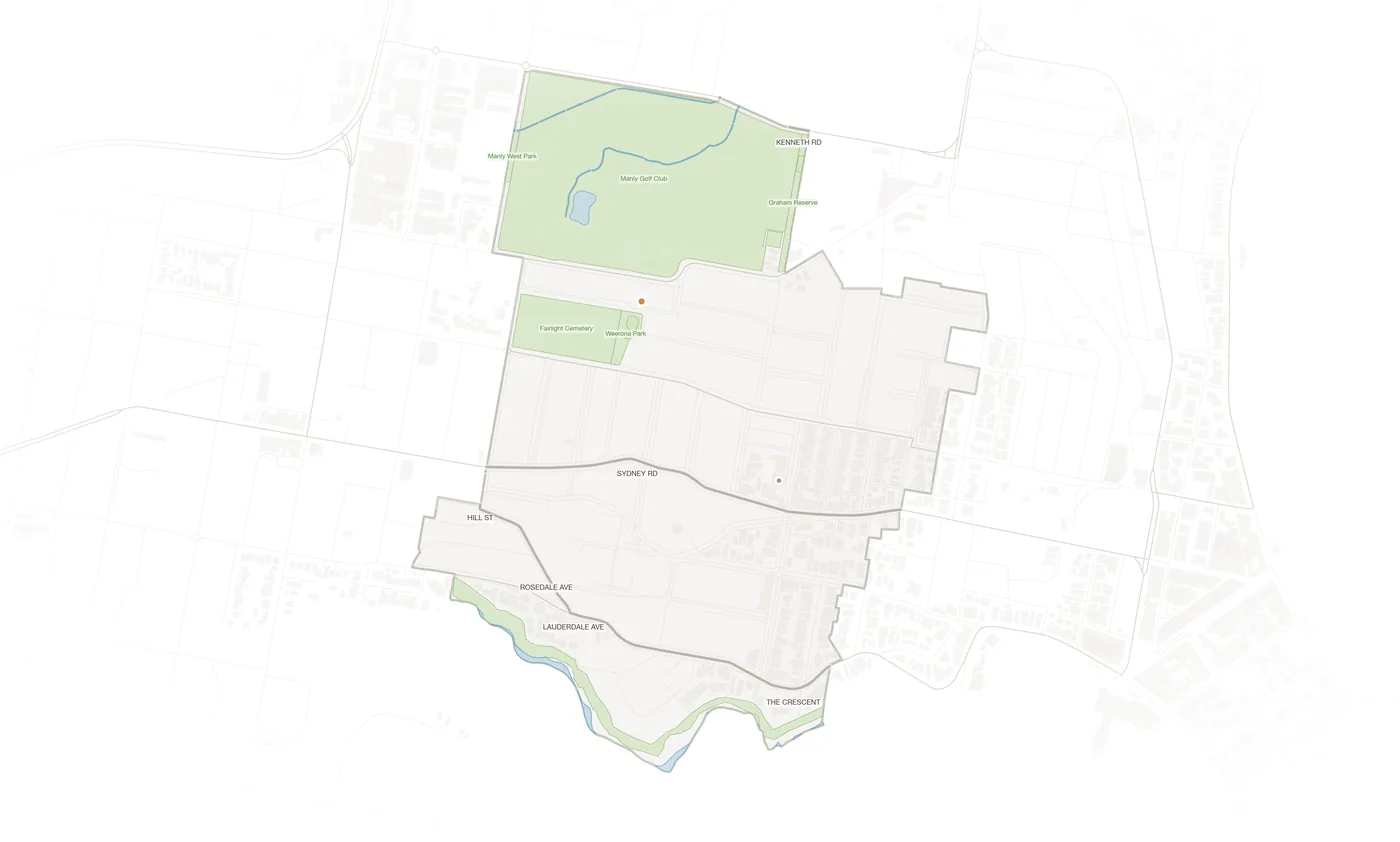 Fairlight urban fabric map