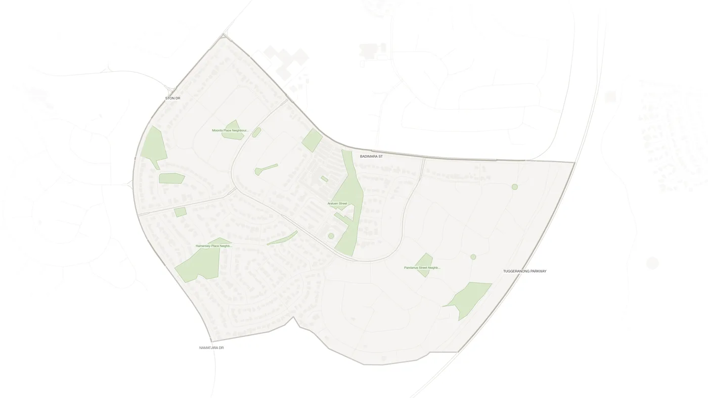 Fisher urban fabric map