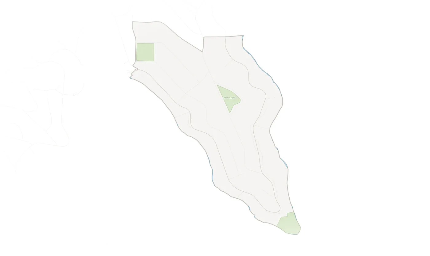 Fishing Point urban fabric map
