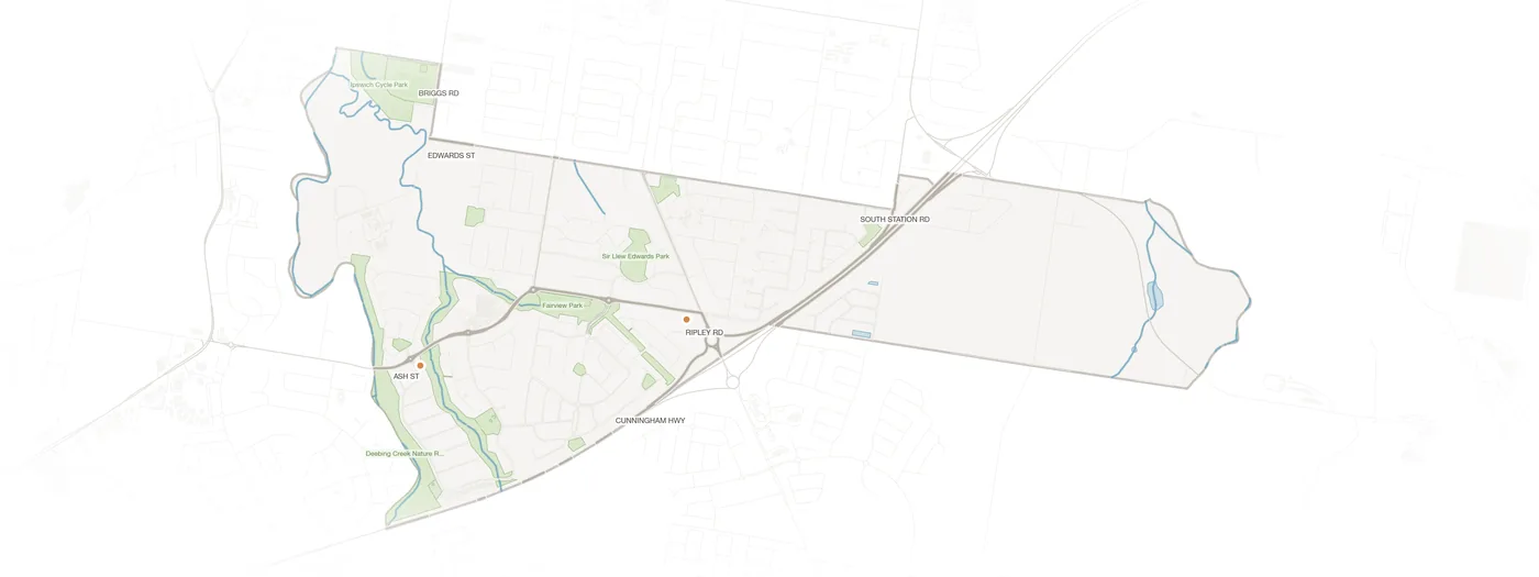 Flinders View urban fabric map