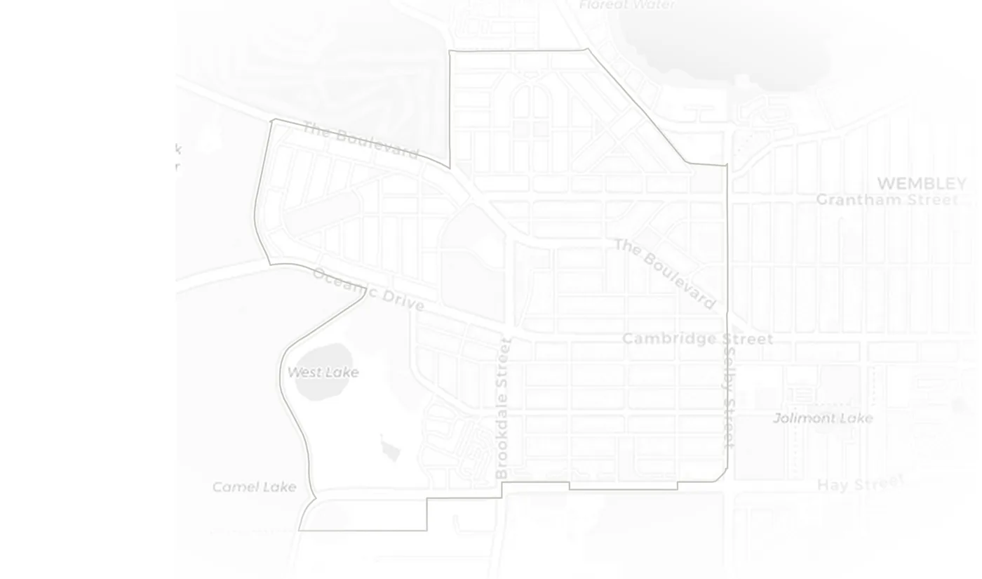 Floreat urban fabric map