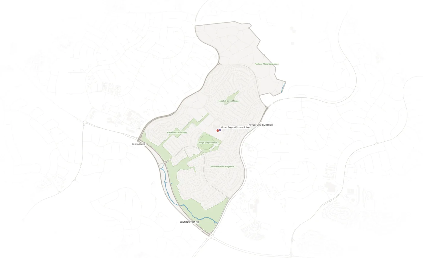 Flynn urban fabric map