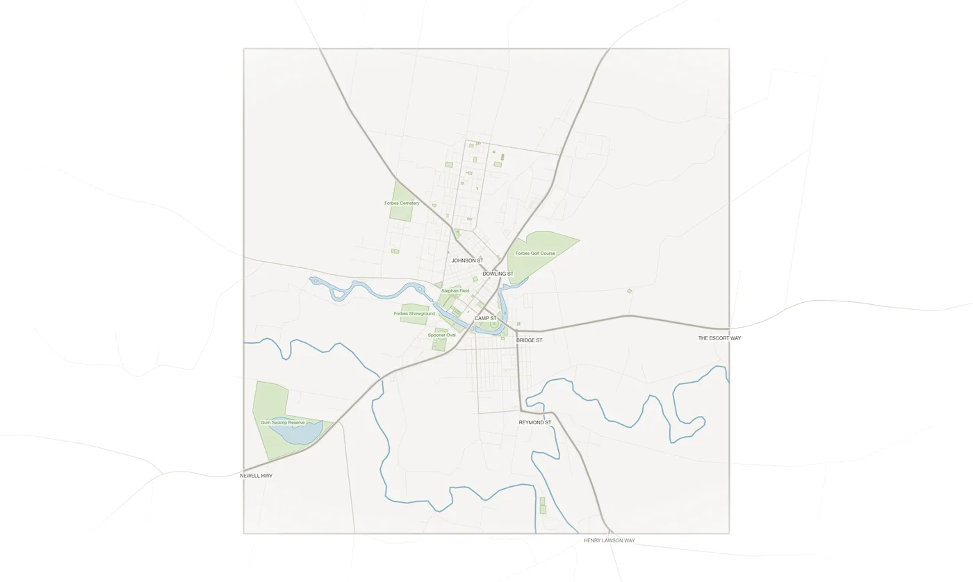 Forbes urban fabric map