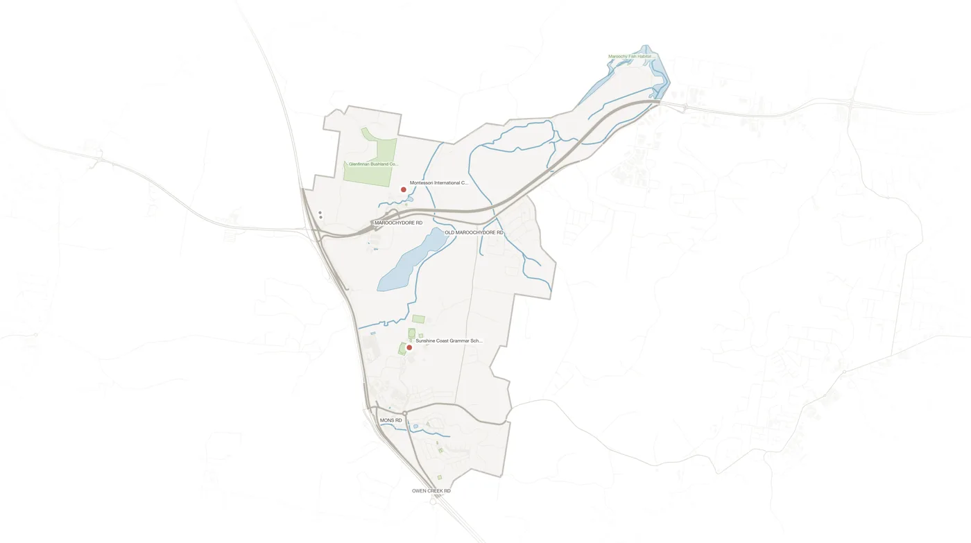 Forest Glen urban fabric map