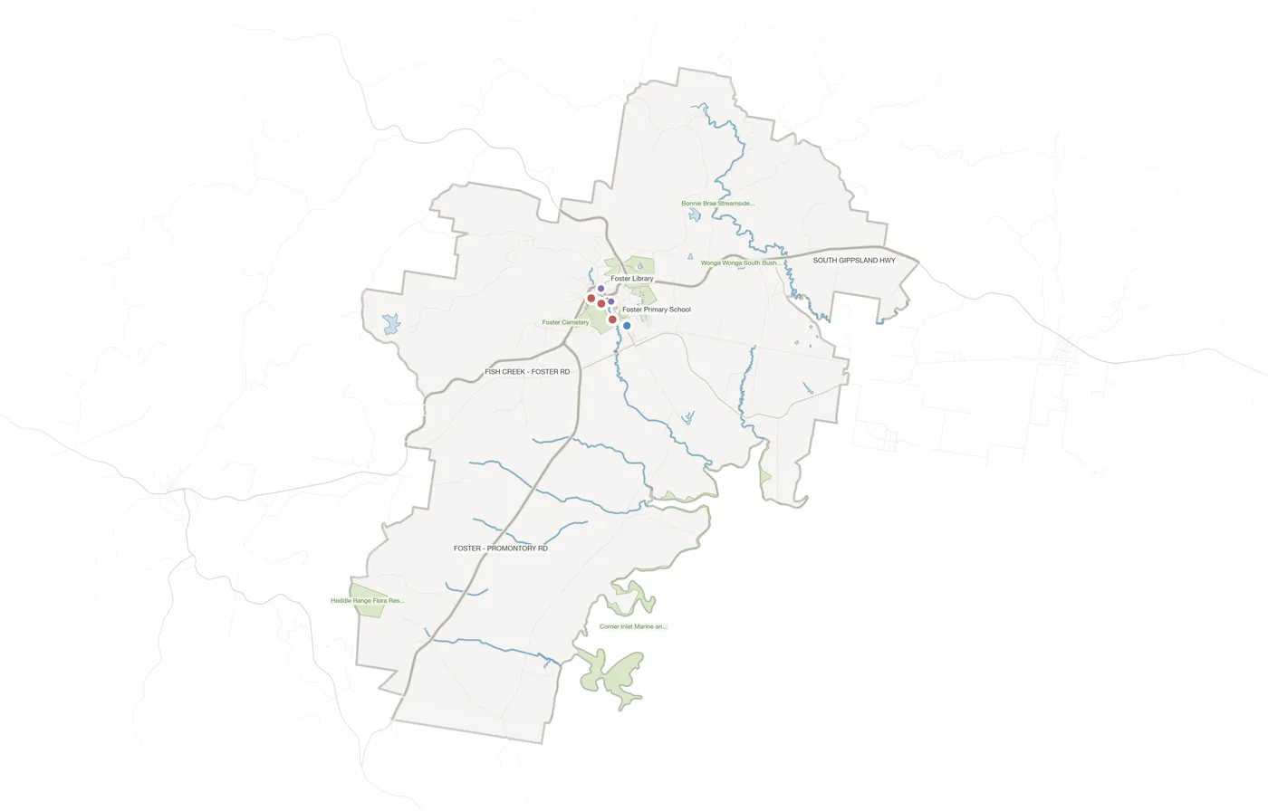 Foster urban fabric map