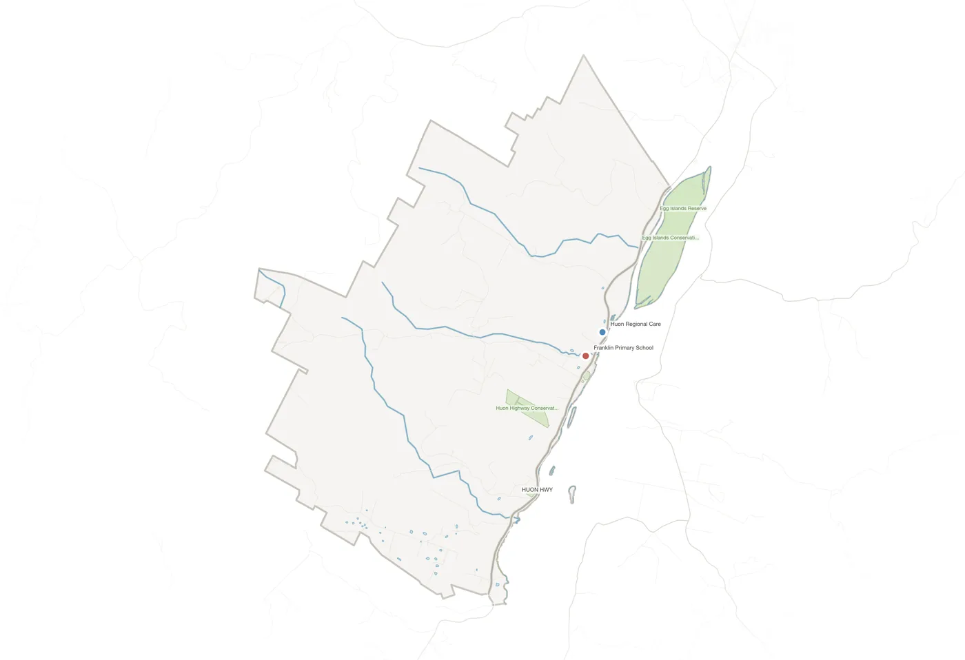 Franklin urban fabric map