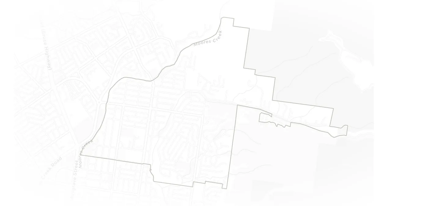 Frenchville urban fabric map