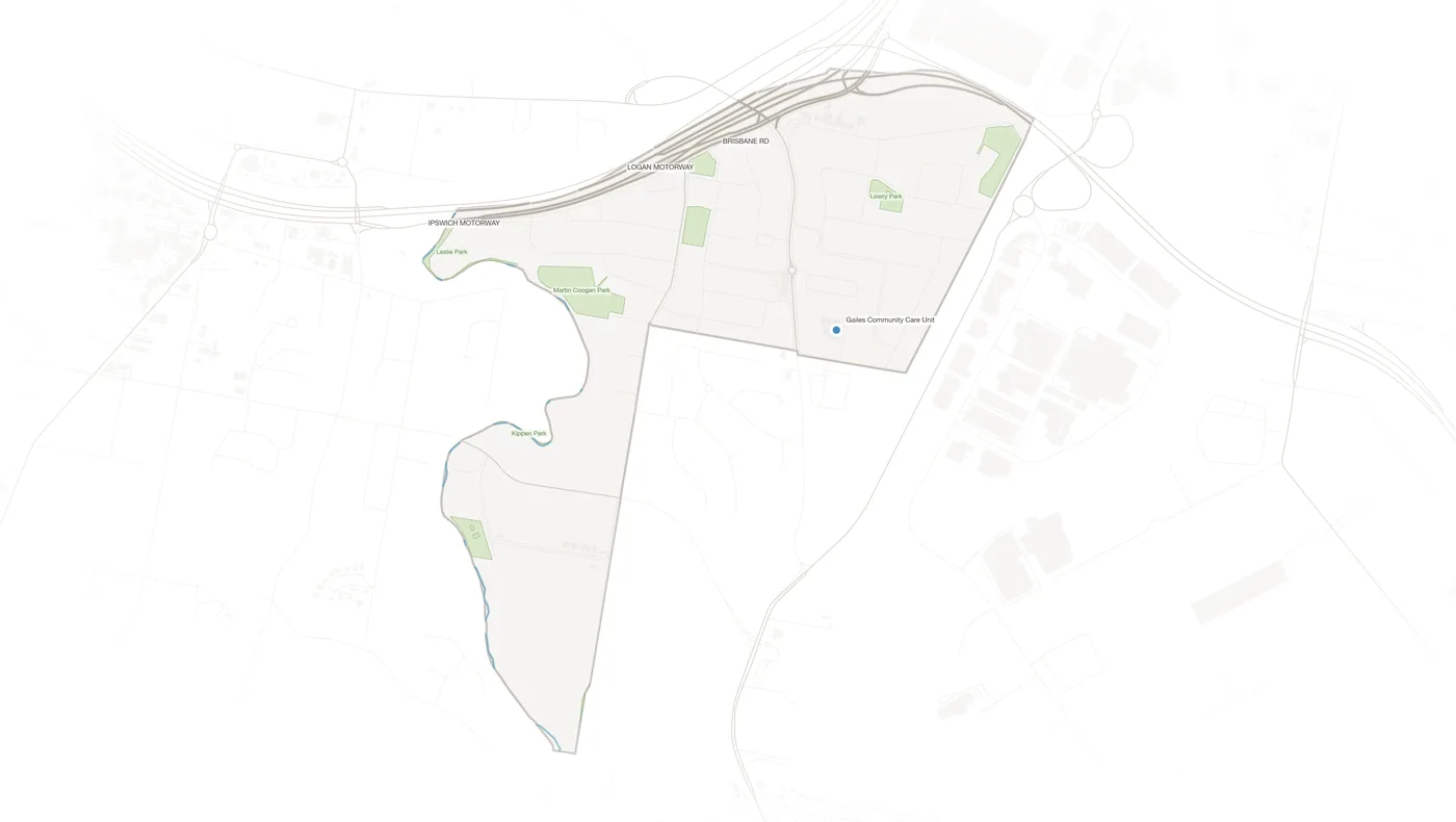 Gailes urban fabric map